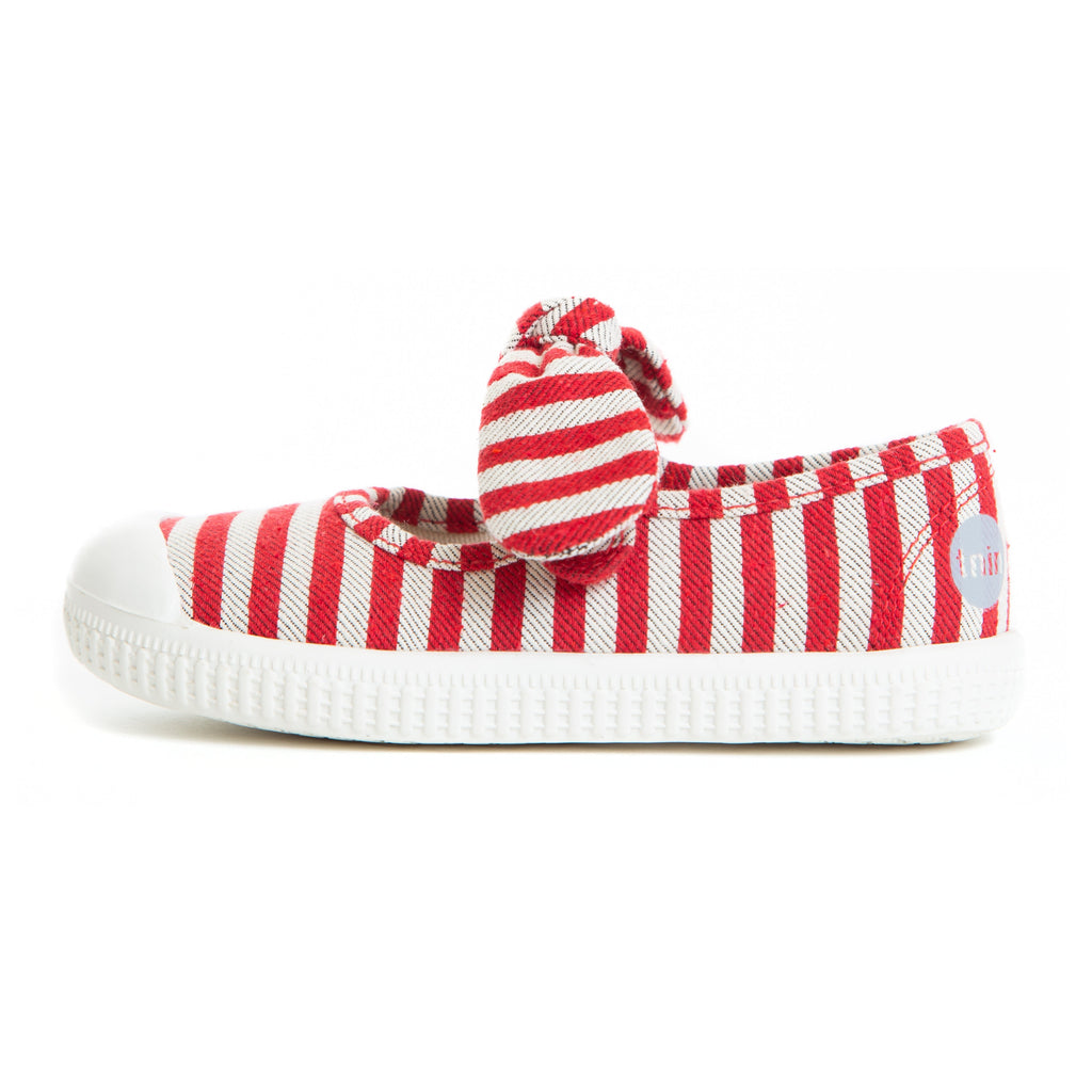 Golden Lane com Laço Listrado Vermelho