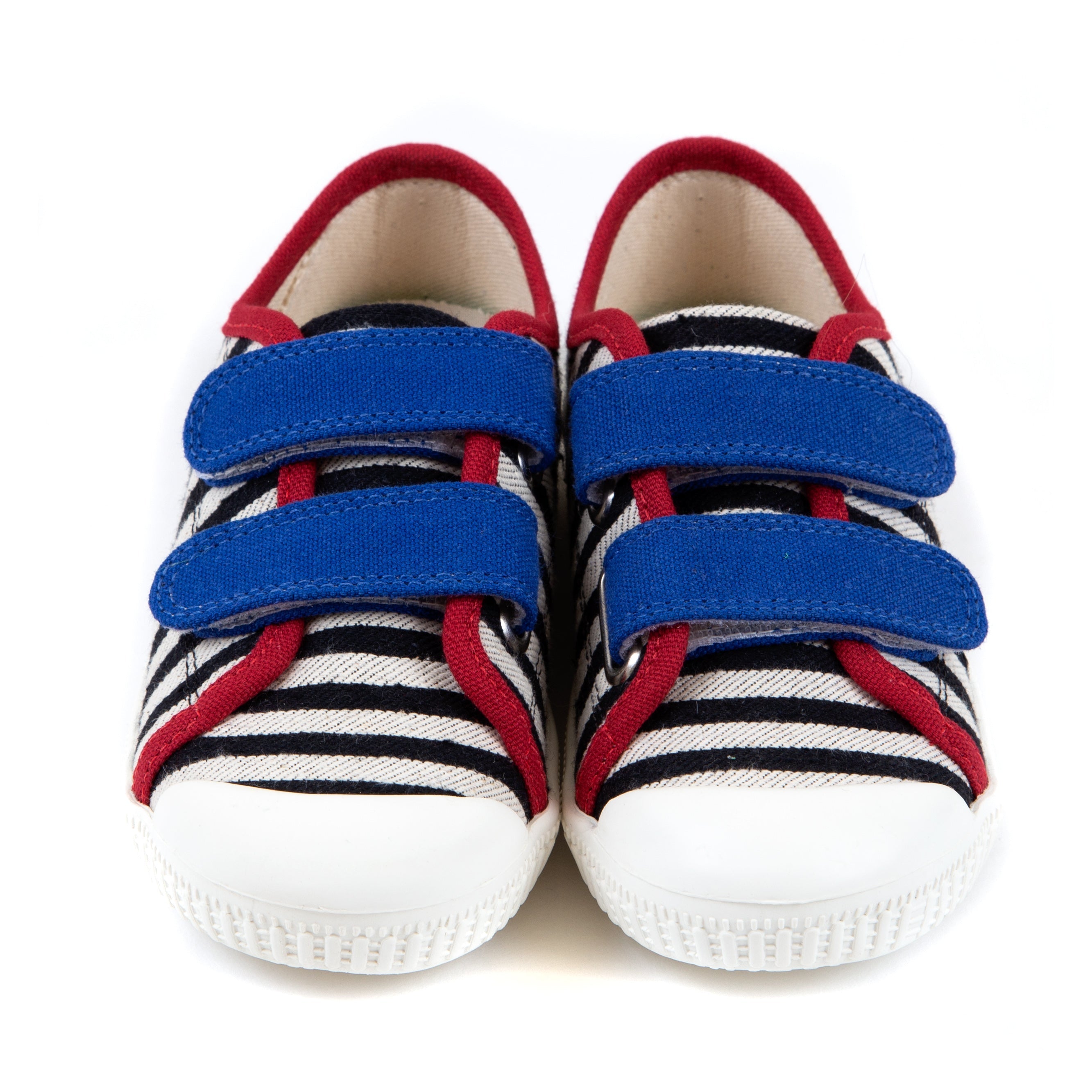 Lonsdale Listrado Preto e Branco Azul e Vermelho