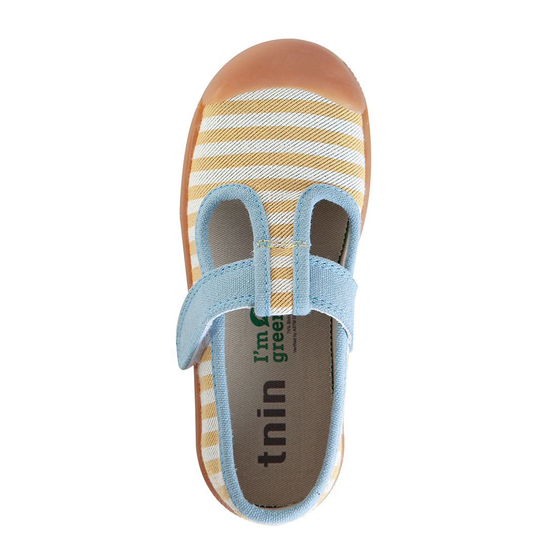 Talbot Listrado Amarelo e Azul