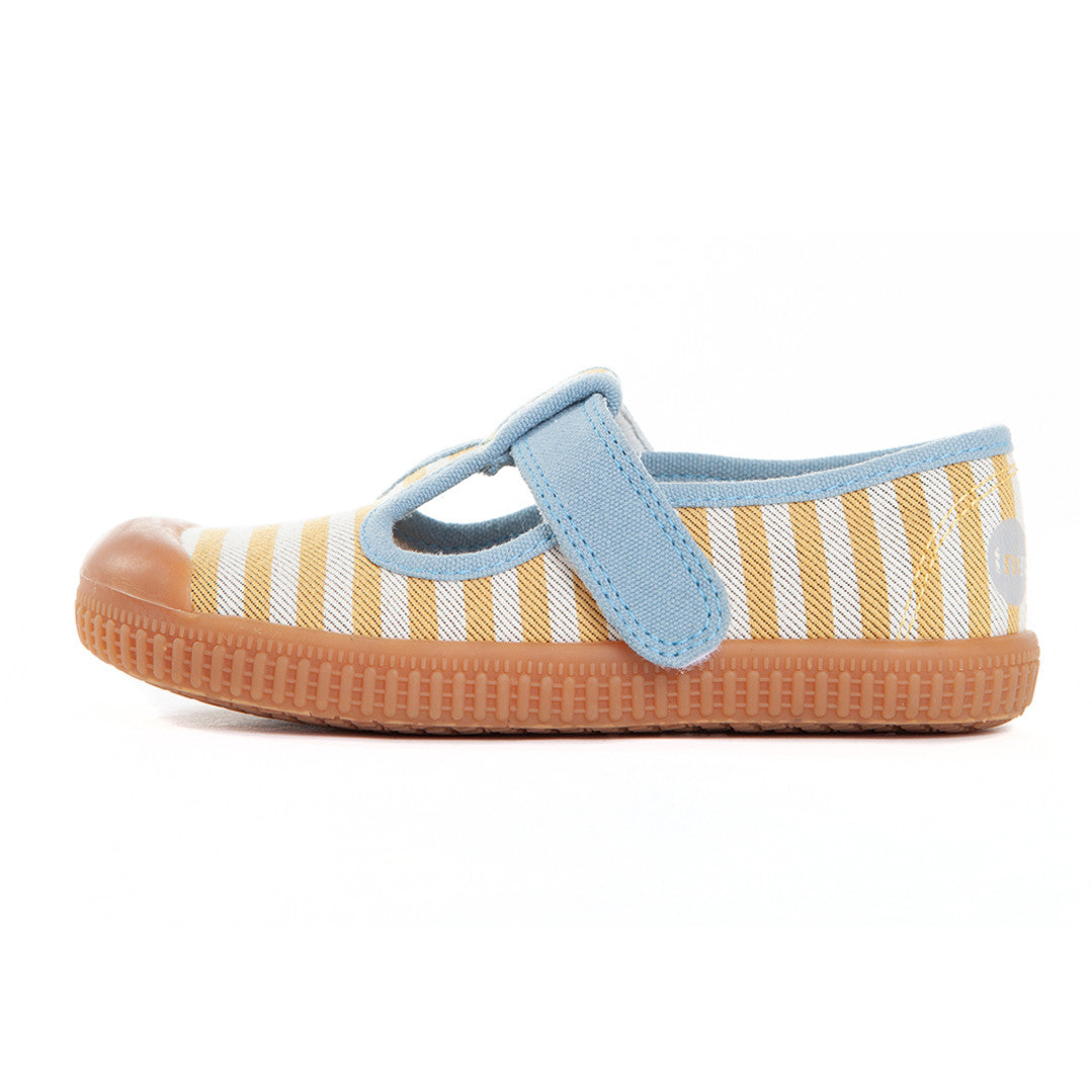 Talbot Listrado Amarelo e Azul