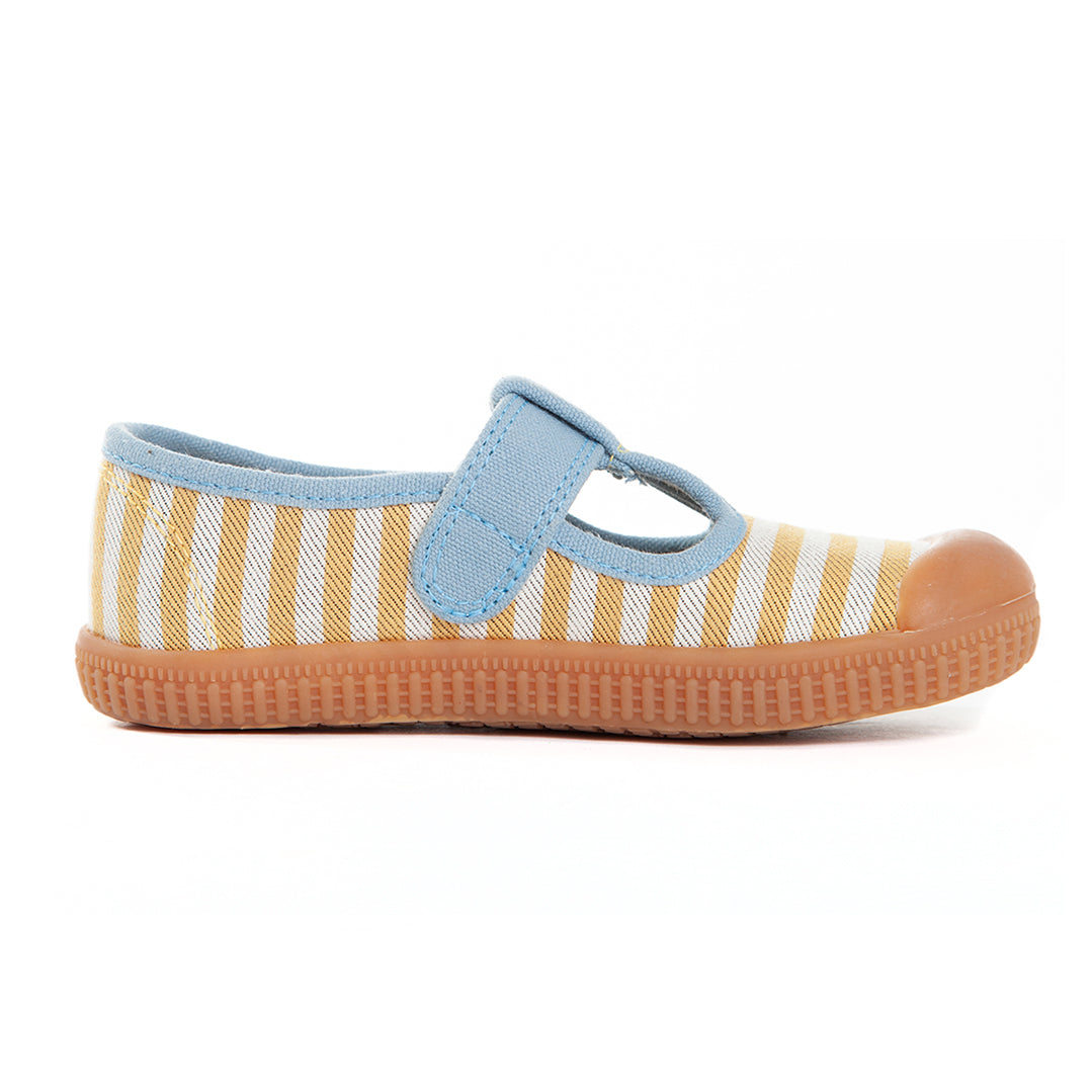 Talbot Listrado Amarelo e Azul